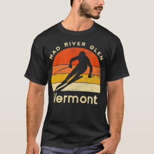 Vintage Ski Mad River Glen Vermont Mountain T-Shirt