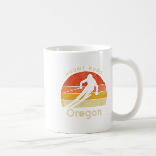 Vintage Ski Mount Hood Oregon Mountain Coffee Mug