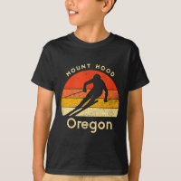 Vintage ski mount hood oregon mountain