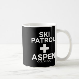 Vintage Ski Patrol Aspen T Shirt Snowboarding Skii Coffee Mug