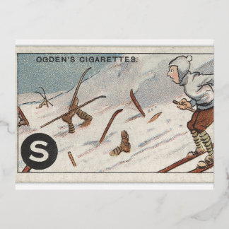 Vintage Ski Postcard