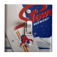 Vintage ski poster, Stowe, Vermont