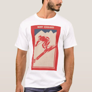 Vintage Ski Quebec Resort Mont Edouard T-Shirt