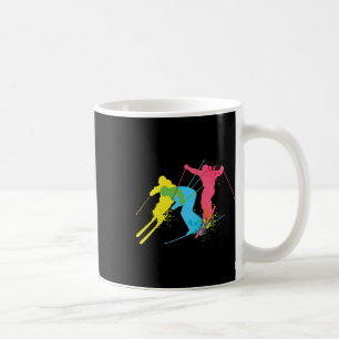 Vintage Ski Skiing Gifts For Men Coffee Mug