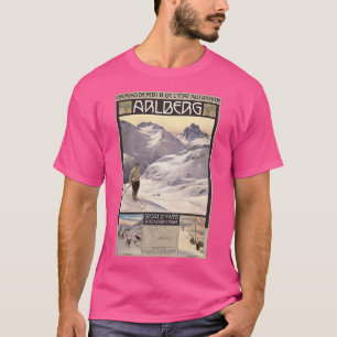 Vintage Ski Travel Poster Austria Alberg Vintage A T-Shirt