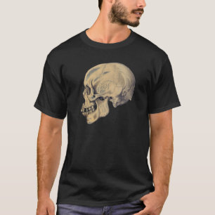Vintage Skull Anatomy Illustration T-Shirt