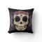 Vintage Skull and Roses Pillow