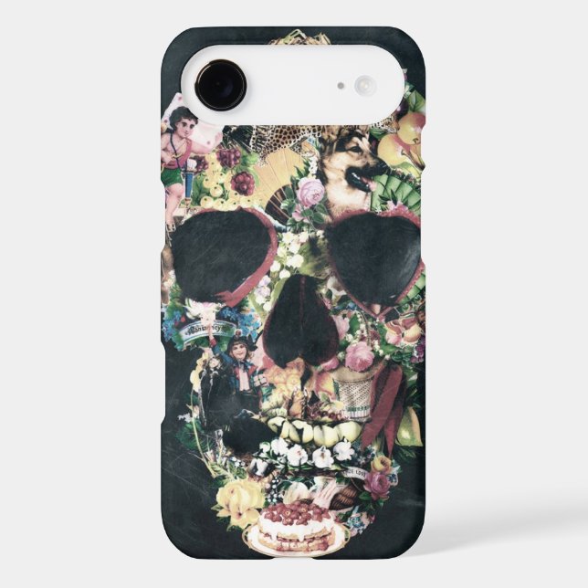 Vintage Skull Case-Mate iPhone Case (Back)