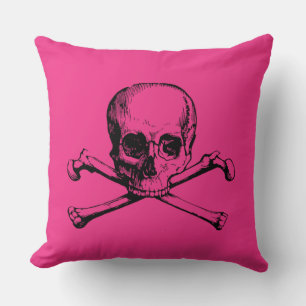 Vintage Skull & Crossbones Cushion