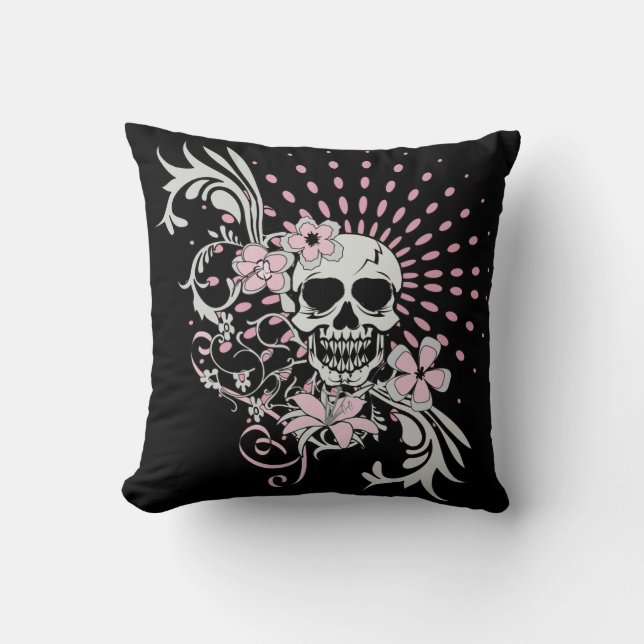 Vintage Skull Cushion (Front)