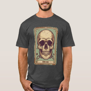Vintage Skull Illustration Retro Gothic T-Shirt