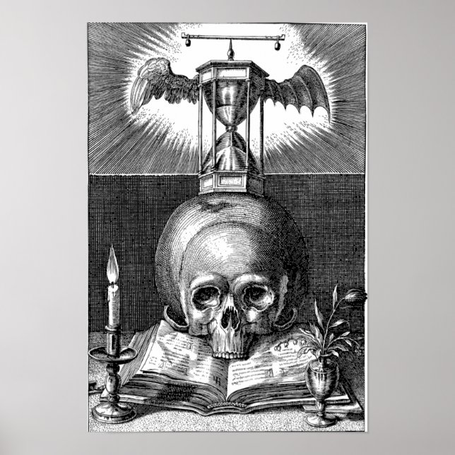 Vintage Skull Poster (Front)