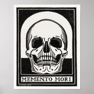 Vintage Skull Poster