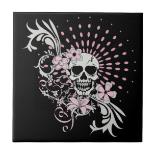 Vintage Skull Tile