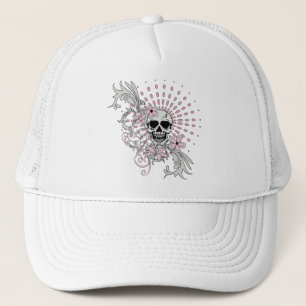 Vintage Skull Trucker Hat