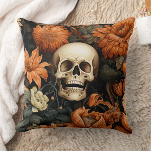  Vintage Skulls Halloween Cushion
