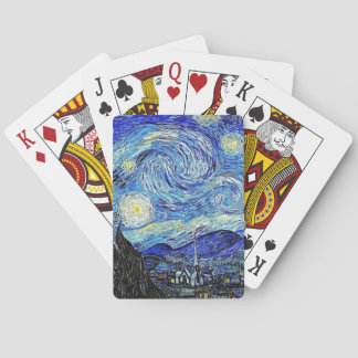 Vintage Sky Night Starry Night Playing Cards