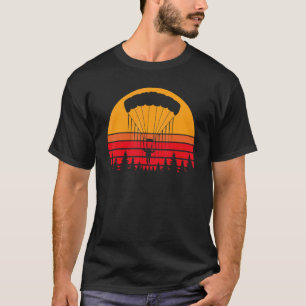 Vintage Skydiving  Skydiver Retro Parachuting Sky T-Shirt