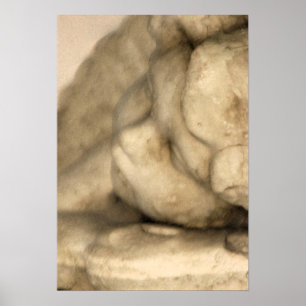 Vintage Sleeping Angel Fine Art Poster Print
