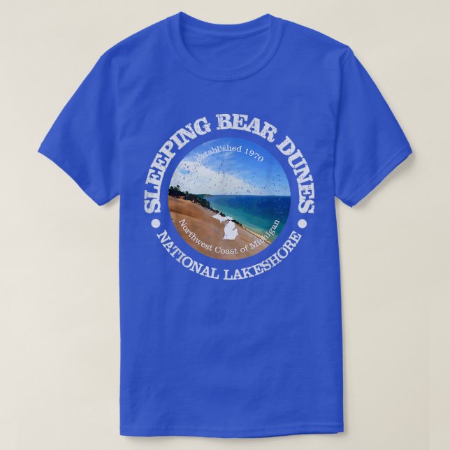 Vintage Sleeping Bear Dunes NL (rd)  T-Shirt (Design Front)