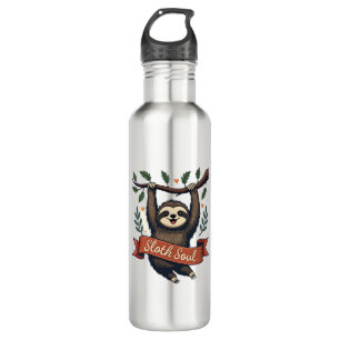 Vintage Sloth Lover Retro Cute Hanging Sloth Shirt 710 Ml Water Bottle