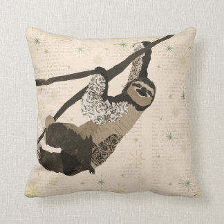 Vintage Sloth Mojo Pillow