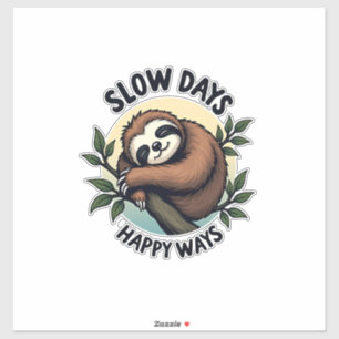 Vintage Sloth Quote Relaxed Nature Graphic 2