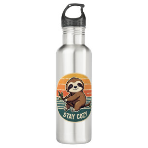 Vintage Sloth Shirt Take It Slow Stay Cosy 2 710 Ml Water Bottle