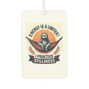 Vintage Sloth Spirit Animal Cute Boho Wildlife Art Car Air Freshener