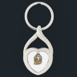Vintage Sloth Summer Retro Beach Vibes Design 2 Key Ring<br><div class="desc">Vintage Sloth Summer Retro Beach Vibes Design 2</div>