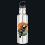 Vintage Sloth Sunset Vector Retro Hanging Art 2 710 Ml Water Bottle<br><div class="desc">Vintage Sloth Sunset Vector Retro Hanging Art 2</div>