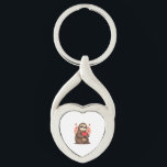 Vintage Sloth Valentine Cute Retro Love Design 2 Key Ring<br><div class="desc">Vintage Sloth Valentine Cute Retro Love Design 2</div>