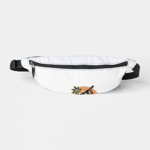 Vintage Sloth Vector Retro Wildlife Badge 2 Bum Bags