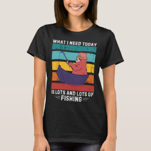 Vintage Sloth What I Need Today Is Lots And Lots O T-Shirt