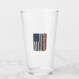 Vintage Small Bus Driver Flag Shirt Design_1 Glass