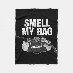 Vintage Smell My G Retro Smelly Hockey Player's Ho Fleece Blanket