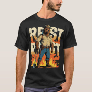 Vintage Smokey The Resist Bear Nation Park T-Shirt
