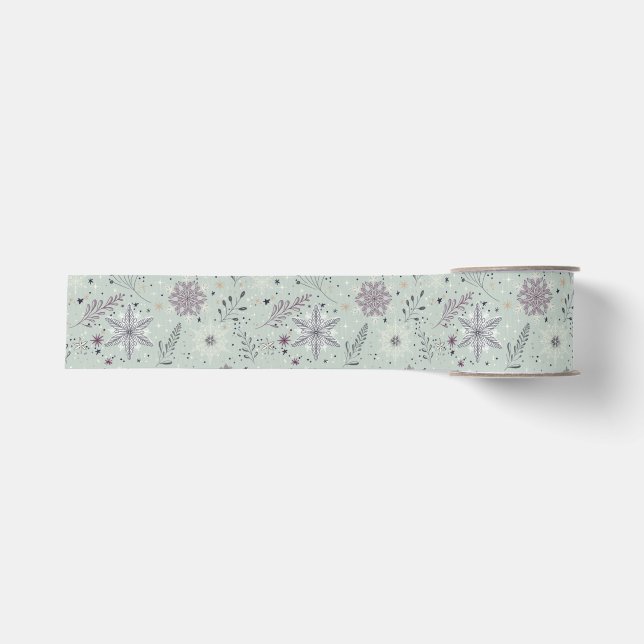 Vintage Snow Grosgrain Ribbon (Front)