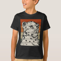 Vintage Snow Leopard Cute Animal