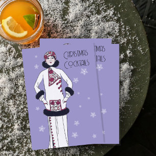 Vintage Snow Queen Party Invitation