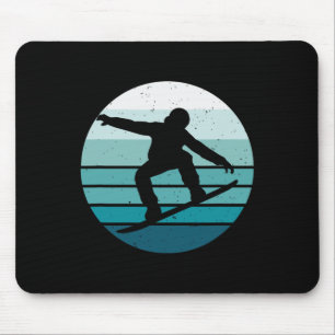Vintage Snowboarding  Mouse Pad