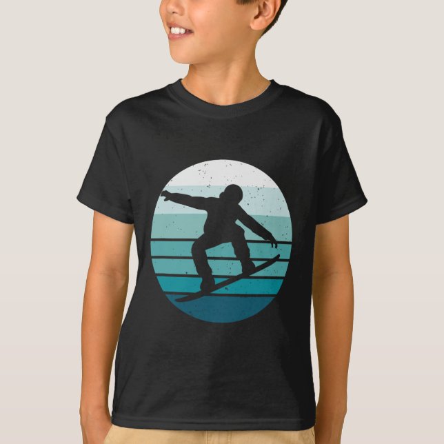 Vintage Snowboarding  T-Shirt (Front)