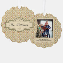 Vintage Snowman & Christmas Tree Custom