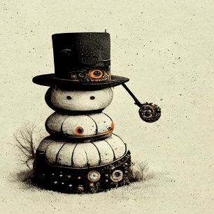 Vintage Snowman Tissue Paper