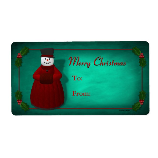 Vintage Snowmen: Lady Cool (Front)