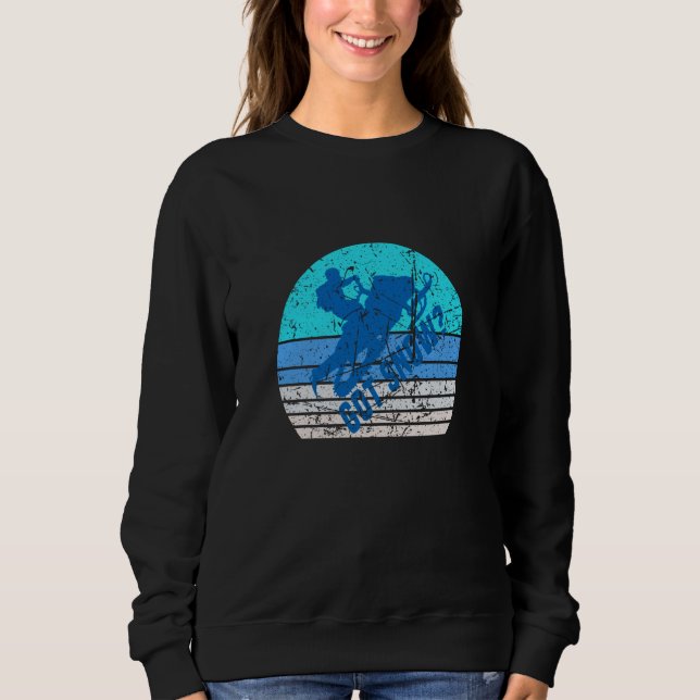 Vintage Snowmobiling Sweatshirt (Front)
