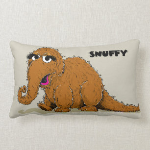 Vintage Snuffleupagus Lumbar Cushion