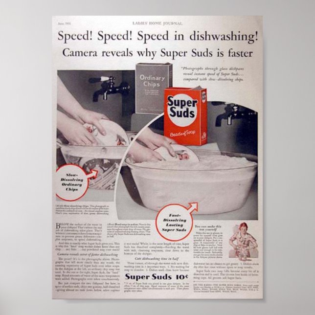 Vintage Soap Ad Print (Front)