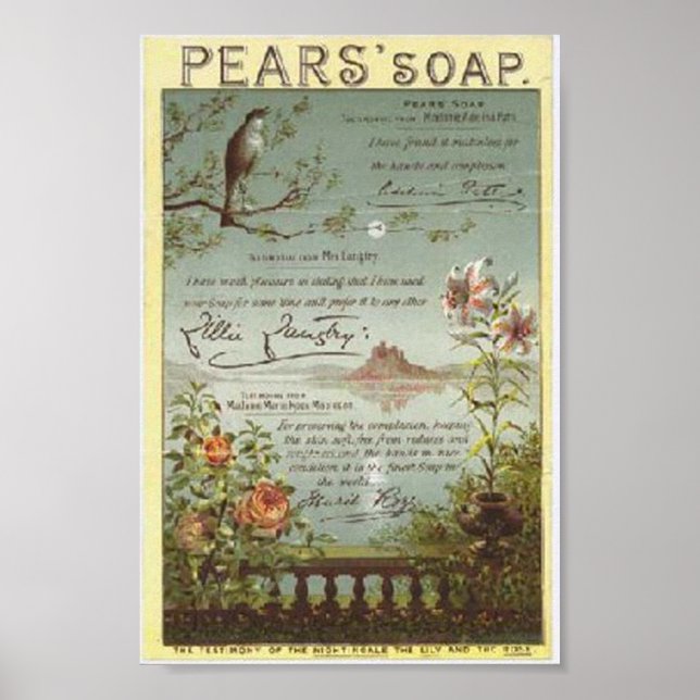 Vintage Soap Ad Print (Front)