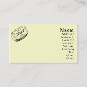 Vintage Soap Business Card